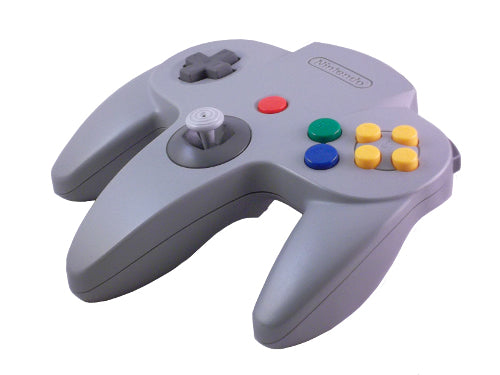 OFFICIAL CONTROLLER N64 - GREY - N64 CONTROLLERS