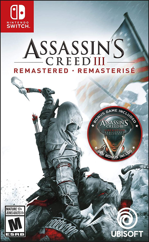 ASSASSINS CREED III (REMASTERED) (used) - Nintendo Switch GAMES