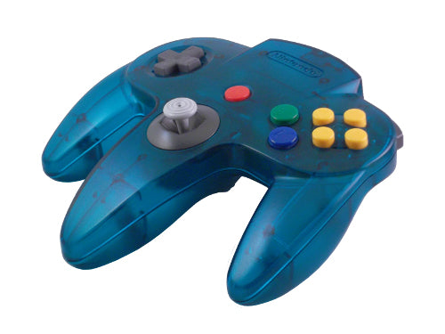 OFFICIAL CONTROLLER N64 - ICE BLUE - N64 CONTROLLERS