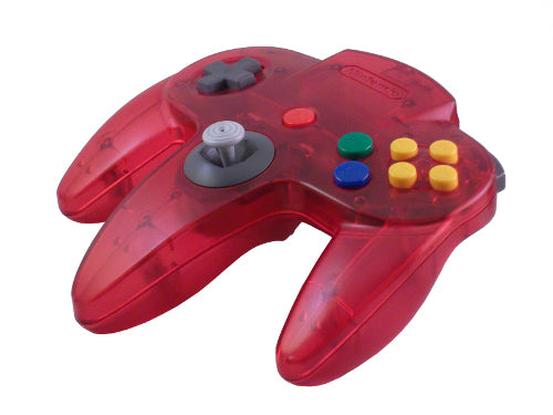 OFFICIAL CONTROLLER N64 - WATERMELON (used) - N64 CONTROLLERS