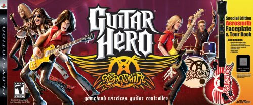 GUITAR HERO AEROSMITH WIRELESS BUNDLE (used) - PlayStation 3 GAMES