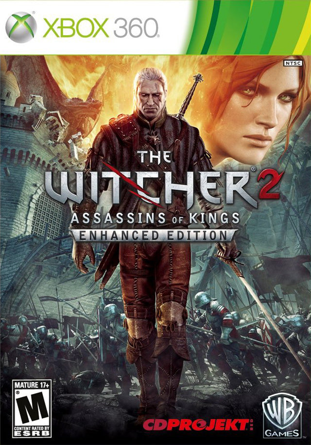 THE WITCHER 2 OF KINGS ENHANCED (used) - Xbox 360 GAMES Back in The Game Video Games