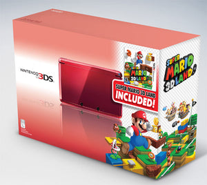 NINTENDO 3DS - FLAME RED WITH SUPER MARIO 3D LAND - Nintendo 3DS System