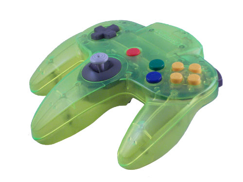 OFFICIAL CONTROLLER N64 - EXTREME GREEN - N64 CONTROLLERS