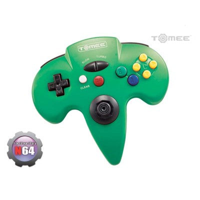 N64 CONTROLLERS (TOMEE) - GREEN (new) - N64 CONTROLLERS