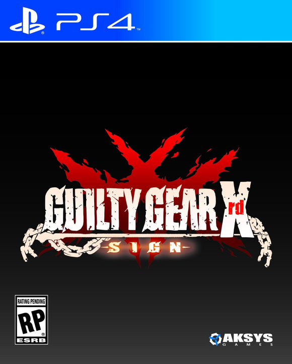 GUILTY GEAR XRD SIGN (used) - PlayStation 4 GAMES