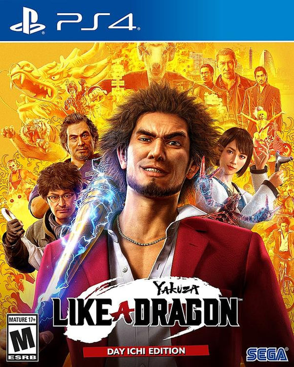 YAKUZA LIKE A DRAGON (used) - PlayStation 4 GAMES