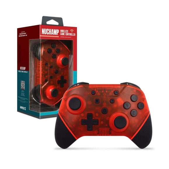 NUCHAMP WIRELESS CONTROLLER RED - Nintendo Switch CONTROLLERS