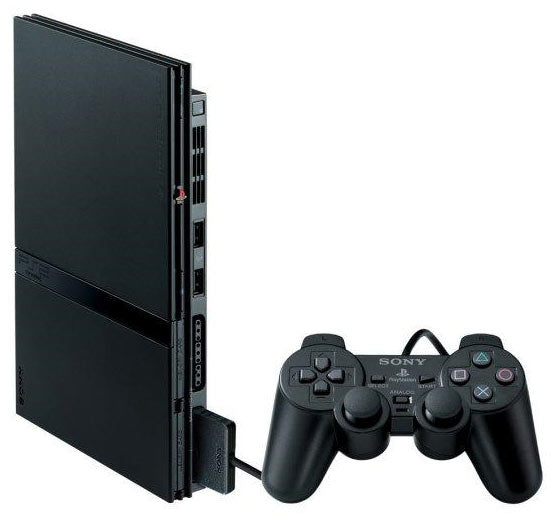 PLAYSTATION 2 SLIM BLACK - Retro PLAYSTATION 2