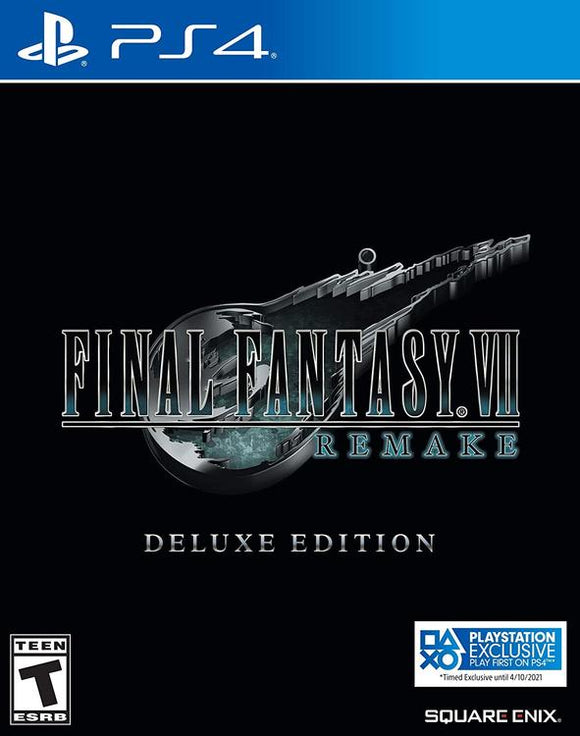 FINAL FANTASY VII REMAKE DELUXE - PlayStation 4 GAMES