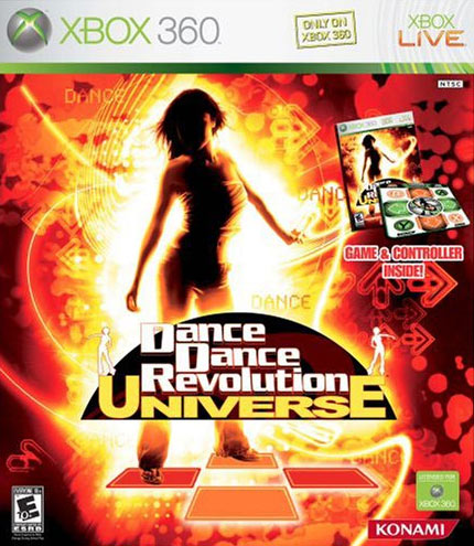 DANCE DANCE REVOLUTION UNIVERSE - BUNDLE (used) - Xbox 360 GAMES
