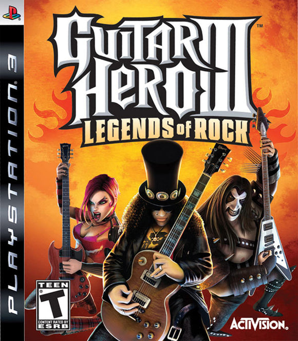 GUITAR HERO 3 LEGENDS OF ROCK (GAME ONLY) - PlayStation 3 GAMES