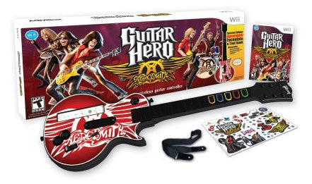 GUITAR HERO AEROSMITH BUNDLE - Wii GAMES