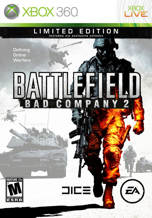 BATTLEFIELD BAD COMPANY 2 - Xbox 360 GAMES
