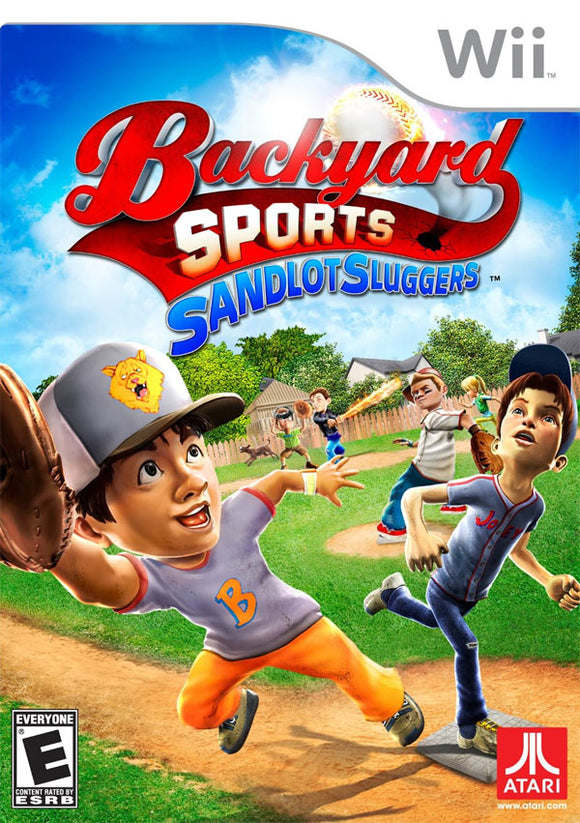 BACKYARD SPORTS SANDLOT SLUGGERS - Wii GAMES