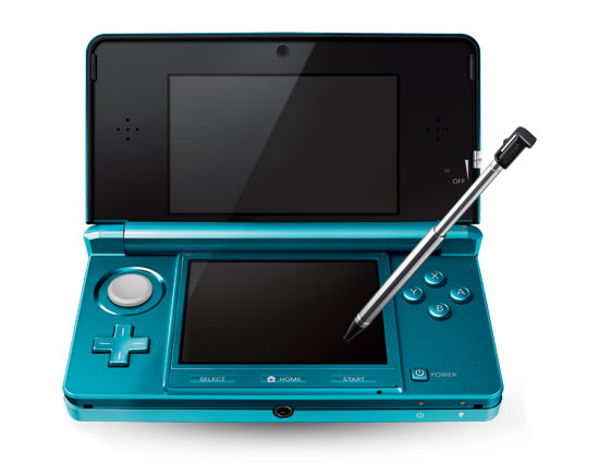 NINTENDO 3DS - AQUA BLUE (used) - Nintendo 3DS System