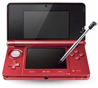 NINTENDO 3DS - FLAME RED - Nintendo 3DS System