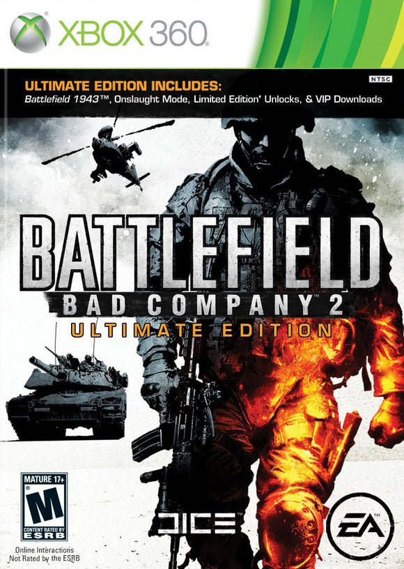 BATTLEFIELD BAD COMPANY 2 - ULTIMATE EDITION - Xbox 360 GAMES