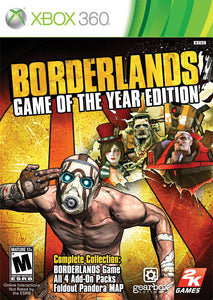 BORDERLANDS - GAME OF THE YEAR EDITION (used) - Xbox 360 GAMES