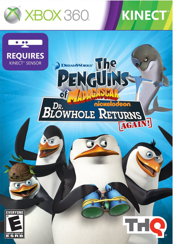 PENGUINS OF MADAGASCAR DR BLOWHOLE RETURNS AGAIN - Xbox 360 GAMES