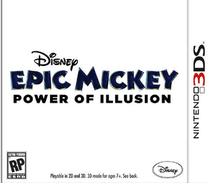 EPIC MICKEY POWER OF ILLUSION - Nintendo 3DS GAMES