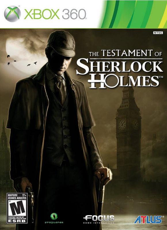 TESTAMENT OF SHERLOCK HOLMES (used) - Xbox 360 GAMES