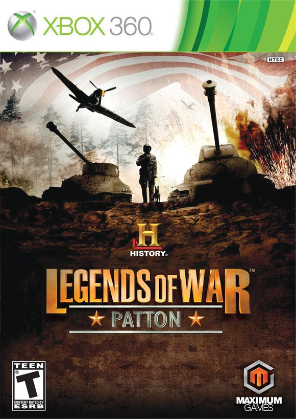 HISTORY LEGENDS OF WAR PATTON - Xbox 360 GAMES