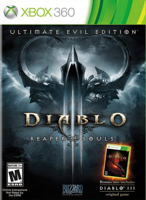 DIABLO III REAPER OF SOULS - ULTIMATE EVIL EDITION (used) - Xbox 360 GAMES