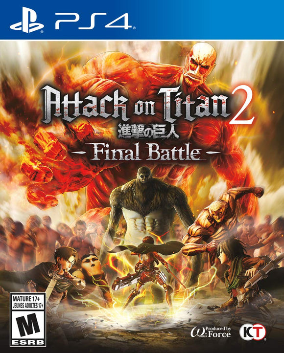 ATTACK ON TITAN 2 (used) - PlayStation 4 GAMES