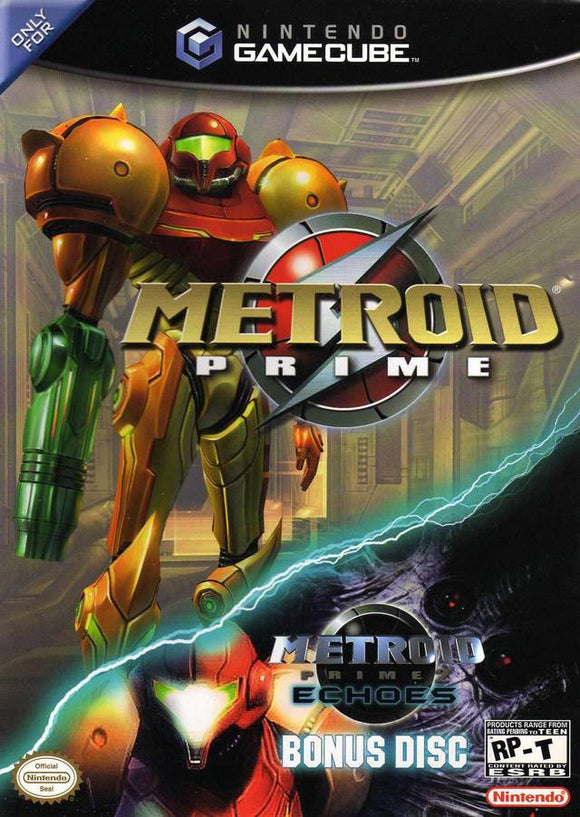 METROID PRIME W/ METROID PRIME 2 DEMO - Retro GAMECUBE
