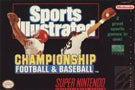 SPORTS ILLUSTRATED CHAMPIONSHIP FOOTBALL & BASEBALL (used) - Retro SUPER NINTENDO