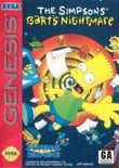 THE SIMPSONS BARTS NIGHTMARE (used) - Retro SEGA GENESIS