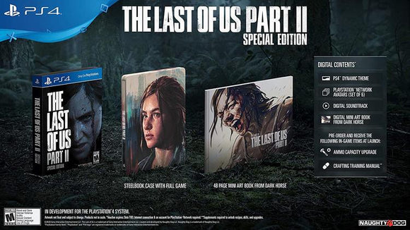 THE LAST OF US PART II SPECIAL EDITION - PlayStation 4 GAMES
