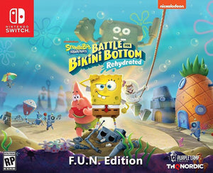 SPONGEBOB SQUAREPANTS BATTLE FRO BIKINI BOTTOM REHYDRATED (used) - Nintendo Switch GAMES