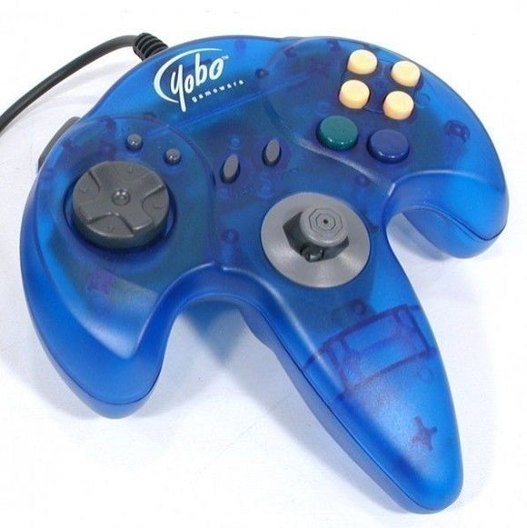 CONTROLLER N64 (YOBO) - CLEAR BLUE - N64 CONTROLLERS