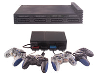 COMPACT MULTI-PLAYER ADAPTOR (FOR SLIM PS2) - Retro PLAYSTATION 2