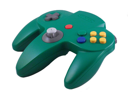 OFFICIAL CONTROLLER N64 - GREEN - N64 CONTROLLERS