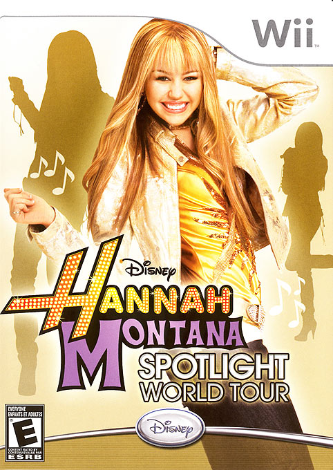 HANNAH MONTANA SPOTLIGHT WORLD TOUR - Wii GAMES