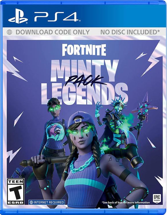 FORTNITE MINTY LEGENDS PACK(CODE IN BOX) - PlayStation 4 GAMES