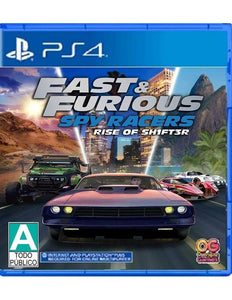FAST & FURIOUS: SPY RACERS RISE OF SH1FT3R - PlayStation 4 GAMES