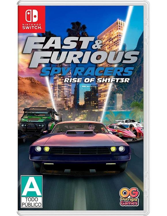 FAST & FURIOUS: SPY RACERS RISE OF SH1FT3R - Nintendo Switch GAMES