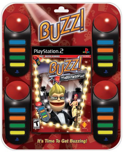 BUZZ HOLLYWOOD QUIZ BUNDLE - Retro PLAYSTATION 2