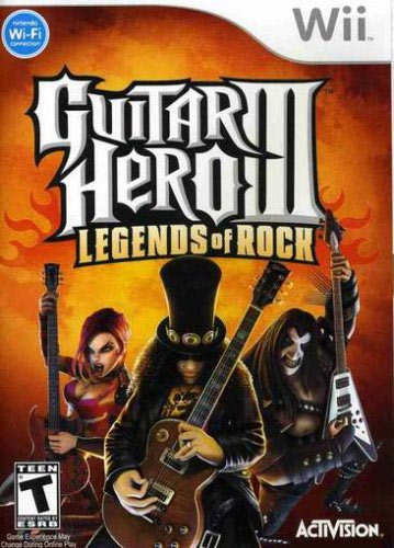 GUITAR HERO 3 LEGENDS OF ROCK (GAME ONLY) - Wii GAMES