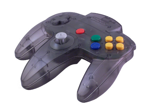 OFFICIAL CONTROLLER N64 - SMOKE (used) - N64 CONTROLLERS