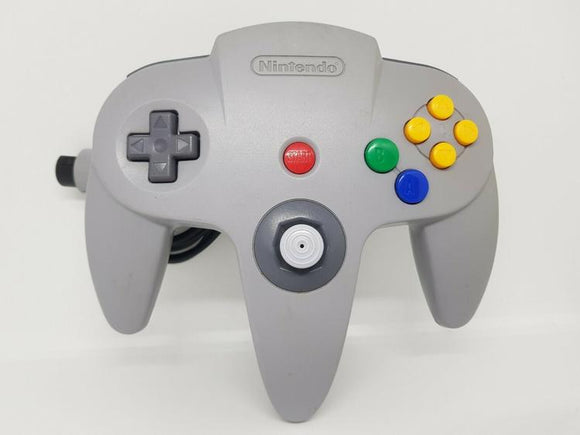 OFFICIAL CONTROLLER N64 - SMOKE (used) - N64 CONTROLLERS