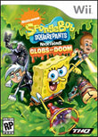 SPONGEBOB SQUAREPANTS FEATURING NICKTOONS GLOBS OF DOOM - Wii GAMES