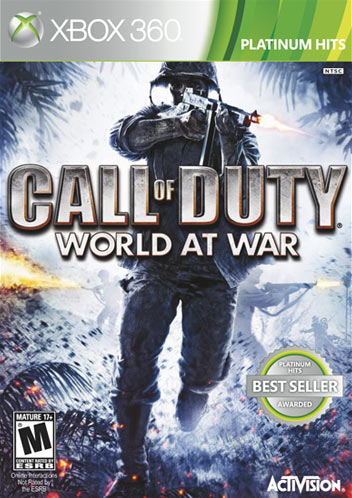 CALL OF DUTY WORLD AT WAR (used) - Xbox 360 GAMES