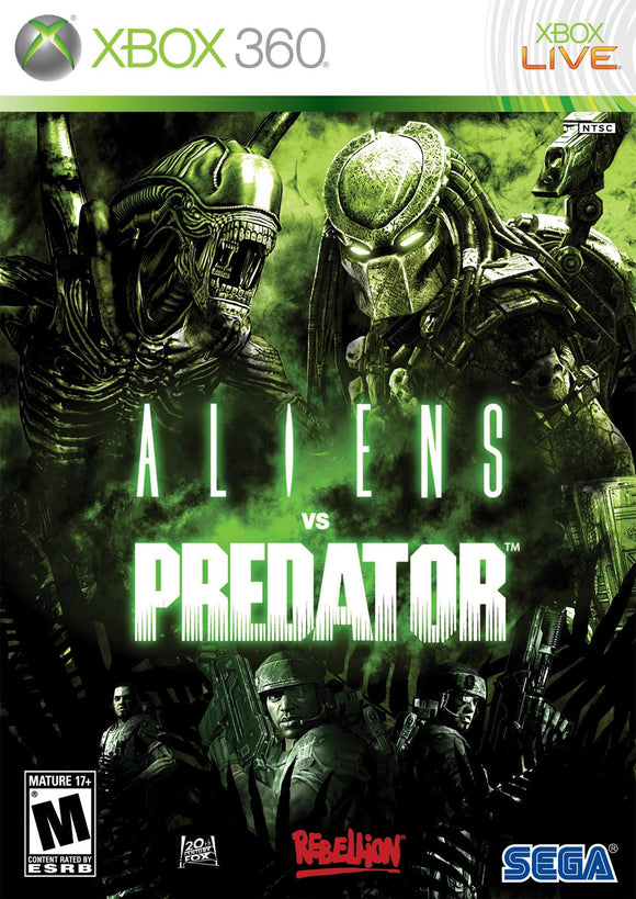 ALIENS VS PREDATOR - Xbox 360 GAMES