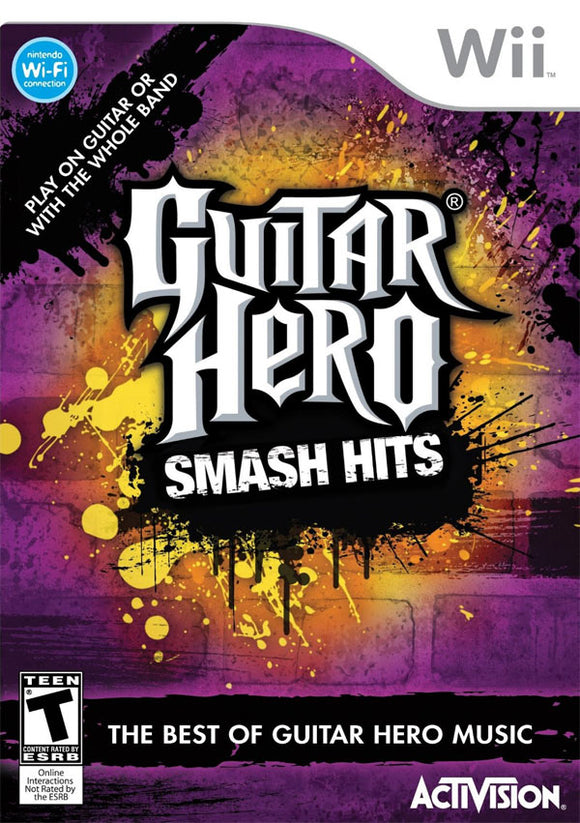 GUITAR HERO SMASH HITS - Wii GAMES