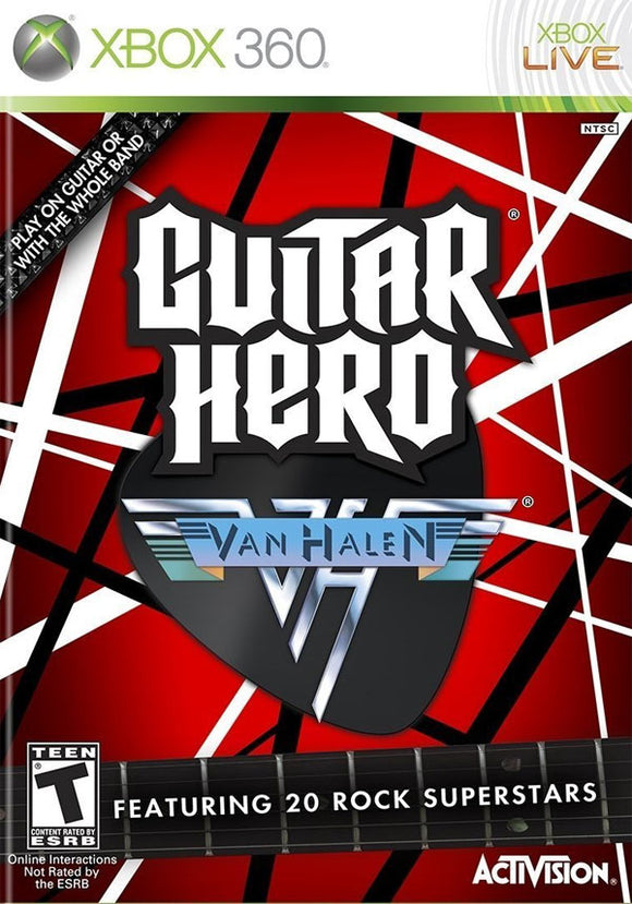 GUITAR HERO VAN HALEN - Xbox 360 GAMES